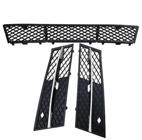 Auto frontstoßstange Grill Auto-Frontstoßstangen-Untergrill-Set Mitte Links Rechts Für 5er F10 F11 2010 2011 2012 2013 51117200699 51117200700 51117285950