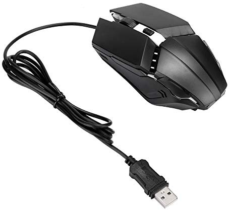Keenso Colored Optical USB Mouse for Office Corporate Use | Durable Long-Lasting Build, Precise Optical Tracking, 4-Button Control with DPI Switch, USB 2.0 Compatible, Elegant Slim