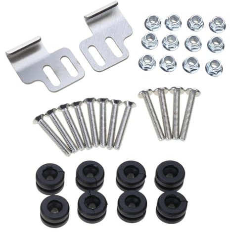 RVIFY Motos Tail Box Barres de Support de Verrouillage de Moto Fixations latérales pour valises à Bagages Fixations de Montage Top Case Moto(Saddlebag accessorie)