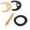 Monobloc - Juego de reparación y montaje de grifo con tornillo y arandela para fregadero de cocina