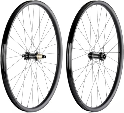 ksxnkhk Carbonfaserfelgen 29 Mountainbike-Radsatz Scheibenbremse Steckachse 28H Nabe für HG 8-12s XD/MS 12-Gang-Freilauf Vorder- und Hinterräder (Farbe: XD-Freilauf, Größe: 100 x 15/142 x