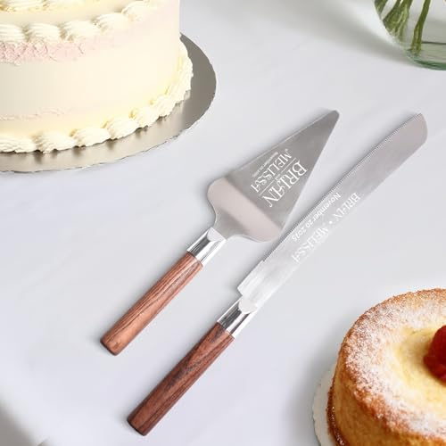toyofmine Set per tagliare la torta per matrimonio