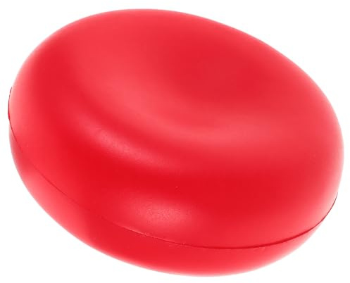 Beaupretty Kreativer PU Leder Stressball Blutplättchen 85x35mm Anatomisch Geformter Halloween Antistressball für Medizinische Ausbildung und Therapie