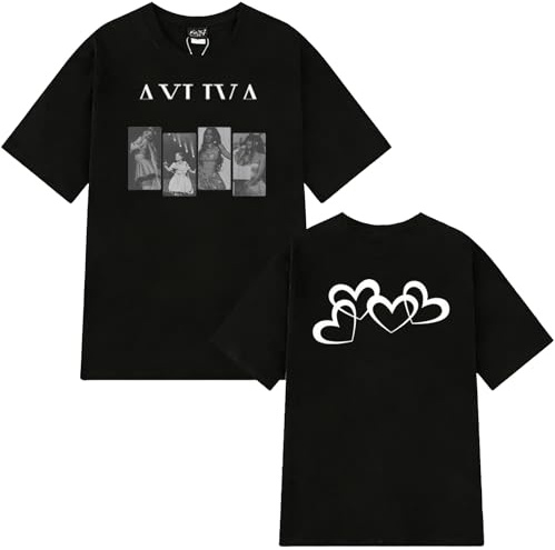 Lässiges Baumwoll-T-Shirt Aylivva Vintage Bedrucktes T-Shirt Aus Baumwolle, Unisex, Streetwear-Shirt, Album-Geschenke
