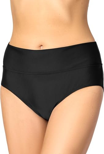 Merry Style Damen Bikini Slip MSVR5 (Schwarz (9240), 48)