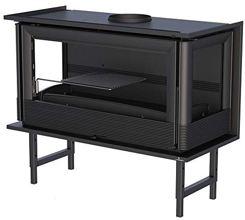 BRONPI Estufa DE LEÑA INSERTABLE Modelo PARIS-90 3C