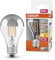 OSRAM LED-Lampen, klassische Kolbenform, mit Spiegel-Kolbenkrone, 50 Watts Ersatz, E27, A-shape, 2700 Kelvin, Warm weiß, Klares Glass, single Pack