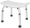 UISEBRT Duschhocker Badhocker Höhenverstellbar 38-53cm 136kg - Duschstuhl Duschsitz für Senioren, Kinder,Menschen mit Behinderungen (Duschhocker Höhenverstellbar - 2)