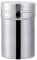 Haofy Mezclador de polvo de acero inoxidable de 1 pieza, tarro de sal y pimienta reutilizable para especias, recipiente para botella de condimentos de cocina, taza de almacenamiento (L)