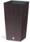 IMJ-Global Vaso Fioriera per piante Fiori DRTS H50 Simil Rattan da interno esterno Quadrato Alto Marrone 26,6 Litri 26,5x26,5x50 cm design Moderno in plastica da balcone