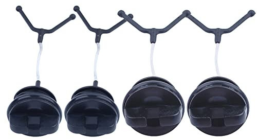 Gubeter 2 Set Gas Fuel Oil Cap Kit, für Husqvarna 136 137 141 142 254 257 262 33 36 38 41 50 51 55 55 Ranchers Chainsaw (kann Nicht für 261 passen), 5.30071266501765E 26