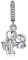 Alstiva Verheiratetes Paar Charm-Anhänger 925 Sterling Silber 5A Zirkonia Charm Anhänger für Armband Charm Bead Pendant für Europäische Armbänder Halsketten Schmuck Geschenk für Damen Frauen