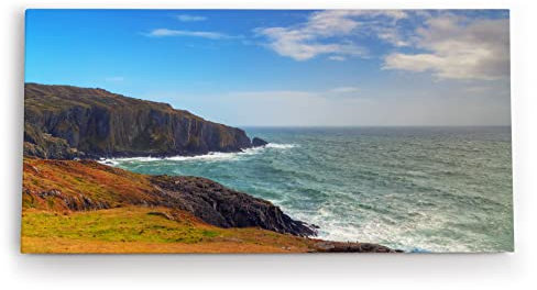 Paul Sinus Wandbild 120x60cm Küste Irland Klippen Meer Landschaftsbild Natur