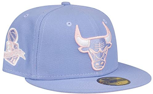 New Era 59Fifty Fitted Cap - Chicago Bulls Lavendel - 7 1/8