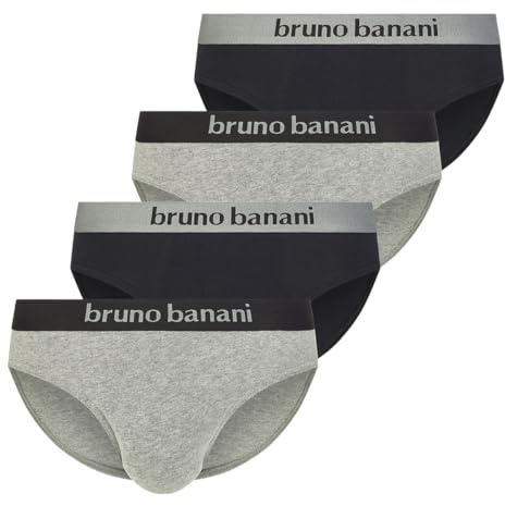 bruno banani 4er Pack Flowing - Herren - Sportslip/Unterhose - Unterwäsche - Baumwolle
