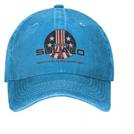 Baseball Kappe Vintage USS Sulaco Colonial Marines Baseball Caps Männer Frauen Distressed Denim Sun Cap Aliens Outdoor Alle Jahreszeiten Reise Hüte Kappe Geschenk