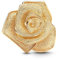 PANDORA Moments 763675C00 Large Blooming Rose Charm Sterling Silver with Gold-Plated Alloy Compatible Moments, Gold, Sterling Silver, No Gemstone