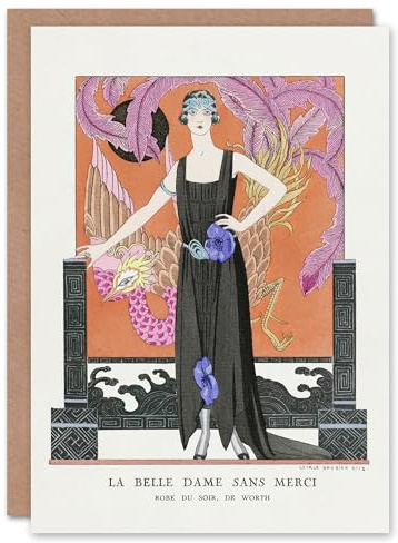 Artery8 George Barbier Art Card Without Mercy Vintage Fashion Advert