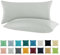 SHC by BaSaTex 2er Pack Jersey Kissenbezüge Kissenhüllen | Kopfkissenbezug aus 100% Baumwolle | 40x60 cm Nackenkissen Bezug | Farbe Silber