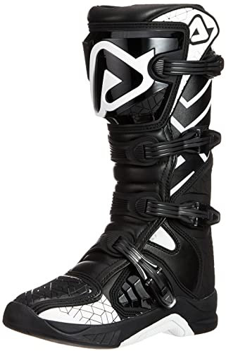 Acerbis 0022999.315.045 Stivale X-Team T.45, Nero/Bianco