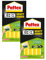 Pattex Kleben statt Bohren Strips, doppelseitiges Klebeband, wieder ablösbar, 10 Stück (2 Packungen, Klebe-strips, 1)