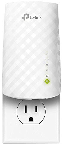 TP-Link AC750 WiFi Range Extender - Dual Band Cloud App Control Up to 750Mbps, One Button Setup Repeater, Internet Booster, Access Point Smart Home & Alexa Devices (RE220) (Renewed)