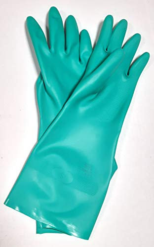 5 PAIRES Gants Ménage NITRILE SOLVEX 37-676 Etanches Longs pour Nettoyage Vaisselle Linge VERT TAILLE 10 XL