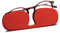 NOOZ Optics – Brille gegen blaues Licht ohne Stärke, für Kinder von 6 – 10 Jahren – runde Form – Farbe Rot – Kollektion Cruz