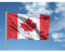 Bandiera CANADA 90x150 cm in poliestere, con doppia piega perimetrale e asola.