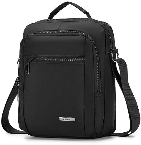SPAHER Men Handbags Shoulder Bags Messenger Business Bag Crossbody Satchel Sling Waterproof Travel Bag Daily Man Bag Gift with Adjustable Shoulder Strap for Ipad