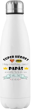 Los Eventos de la Tata. Taza regalo dia del Padre - Regalo original papas - Taza para padre (Botella)