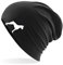 Huuraa Beanie Deutscher Boxer Silhouette Geschenk Black Deutscher Boxer Präsent