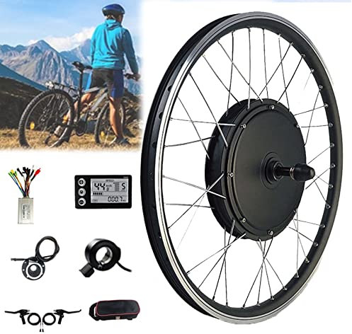 Oiyekntd 48 V 1000W/1500W Hinterrad -Elektrofahrrad -Umrechnungskit mit LCD -Panel, Electronic Bike Conversion Kit Cycling Nudhabenmotor mit intelligentem Controller für Roadbike,48V1000W-28