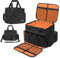 Homfu DJ Gig Gear Bag-DJ Cable File Organizer Bag with Detachable Dividers DJ Travel Gig Bag with Organization Package for Business Trips Daily Use DJ File Equipment Musician Travel Outdoor