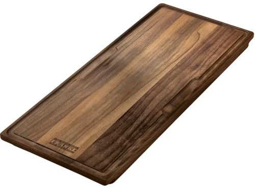 Franke - Planche à découper - Planche à découper en bois - Couleur Noyer - 429 x 180 x 24 mm - Franke