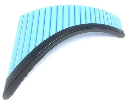 Panflöte 22 Rohre ABS-Kunststoff Material G-Taste Panflöte Musikinstrumente Pan Xiao Flöte Mit Tasche (Color : Blue Right Hand)