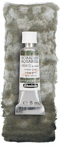 Schmincke – HORADAM® AQUARELL, Super Granulation, Urban Grau, 5 ml, sehr stark granulierende Farbtöne, feinste, supergranulierende Aquarellfarben