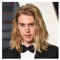 XPYGF565 Herren Toupet 130% Dichte, 12 Zoll, feines Mono-Toupet aus langem Echthaar, Herrenperücke, Ombre-Blond, 10 x 8 Haarteile, Ersatzsystem for Männer Herrenperücke