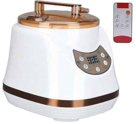 CZMYCBG Pentola Portatile for Sauna a Vapore 2l, Generatore di Vapore da 1000w con Controllo Remoto di Tempo E Temperatura, Macchina Termale for La Disintossicazione del Corpo