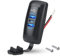 Linkstyle USB Car Charger Socket, Dual QC3.0 USB A & PD3.0 Type C USB Socket Panel for 12V/24V Car Marine Truck