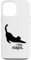 iPhone 13 Pro Max FUNNY CAT I Like Naps Cute Kitten Silhouette Case