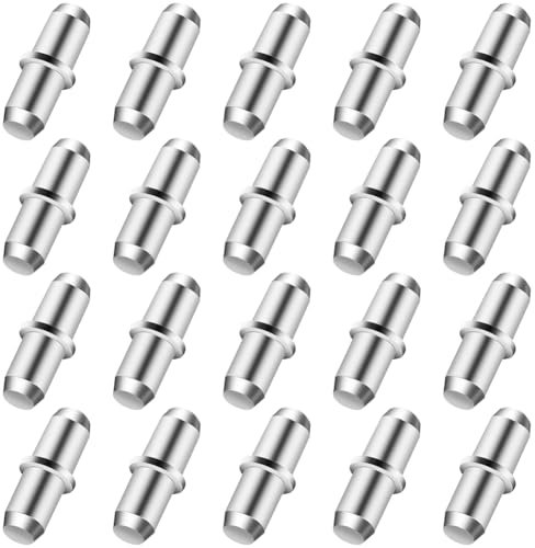 120 Stück Bodenträger 5mm einlegeboden halter Regalbodenträger 5mm Fachbodenträger, Bodenträger 5mm Regalbretthalter Regalbrett Halterung Regalbodenhalter für Schränke Möbel Regalstützen