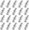 120 Stück Bodenträger 5mm einlegeboden halter Regalbodenträger 5mm Fachbodenträger, Bodenträger 5mm Regalbretthalter Regalbrett Halterung Regalbodenhalter für Schränke Möbel Regalstützen