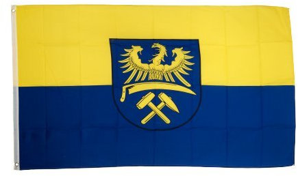 Flaggenfritze Fahne/Flagge Oberschlesien + gratis Sticker