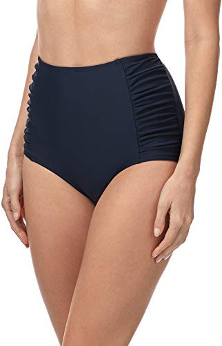 Merry Style Bas de Bikini Short Boxer Culotte de Bain Vêtements d'été Femme MS10-119 (Bleu Sombre (6219), FR 42 = DE 40)