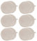 Aspire Lot de 12 Porte Monnaie Ronds en Toile, Mini Portefeuille à Fermeture éclair, Multifonctionnel Pochette Porte-clés pour pièces de Monnaie, Cartes- 10,2 cm