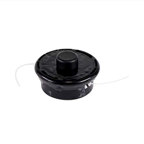 Makita 123235-7 2-Fadenkopf Tap&Go M8 x 1,25, Linksgewinde, mit 2,0 mm Mähfaden, Tippautomatik, passend für Akku-Rasentrimmer DUR182L