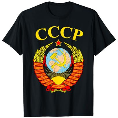 CCCP T-shirt Hammer And Sickle Soviet Union Shirt T-Shirt