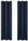 Deconovo Gardinen Blickdicht Kälteschutz Vorhang Dekon Kälteschutzvorhang, 214x107cm(HöhexBreite), Dunkelblau, 2er Set