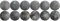 SKYBEADS 4mm Natürliche Schwarze Flash Perlen Matt für Schmuckherstellung 38cm Strang Approx 90 Stück